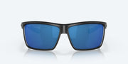 Blue Mirror Polarized Polycarbonate Lenses, Matte Black Frame