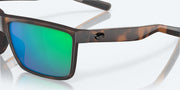 Green Mirror Polarized Polycarbonate Lenses, Matte Tortoise Frame