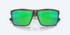 [Green Mirror Polarized Polycarbonate Lenses, Matte Tortoise Frame]