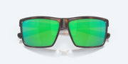 Green Mirror Polarized Polycarbonate Lenses, Matte Tortoise Frame