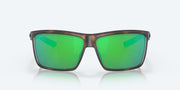 Green Mirror Polarized Polycarbonate Lenses, Matte Tortoise Frame