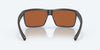 [Green Mirror Polarized Polycarbonate Lenses, Matte Gray Frame]