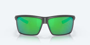 Green Mirror Polarized Polycarbonate Lenses, Matte Gray Frame