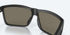 [Blue Mirror Polarized Glass Lenses, Matte Black Frame]