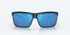 [Blue Mirror Polarized Glass Lenses, Matte Black Frame]