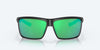 [Green Mirror Polarized Glass Lenses, Matte Black Frame]