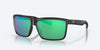 [Green Mirror Polarized Glass Lenses, Matte Black Frame]