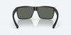 [Gray Silver Mirror Polarized Glass Lenses, Matte Black Frame]