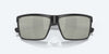 [Gray Silver Mirror Polarized Glass Lenses, Matte Black Frame]