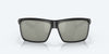 [Gray Silver Mirror Polarized Glass Lenses, Matte Black Frame]