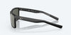 [Gray Silver Mirror Polarized Glass Lenses, Matte Black Frame]