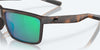 [Green Mirror Polarized Glass Lenses, Matte Tortoise Frame]