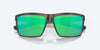 [Green Mirror Polarized Glass Lenses, Matte Tortoise Frame]