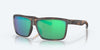 [Green Mirror Polarized Glass Lenses, Matte Tortoise Frame]