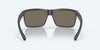 [Blue Mirror Polarized Glass Lenses, Matte Gray Frame]