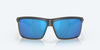 [Blue Mirror Polarized Glass Lenses, Matte Gray Frame]