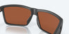 [Green Mirror Polarized Glass Lenses, Matte Gray Frame]