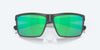 [Green Mirror Polarized Glass Lenses, Matte Gray Frame]