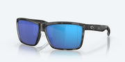 Blue Mirror Polarized Glass Lenses, Tiger Shark Frame