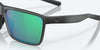 [Green Mirror Polarized Glass Lenses, Matte Smoke Crystal Frame]