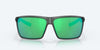 [Green Mirror Polarized Glass Lenses, Matte Smoke Crystal Frame]