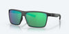 [Green Mirror Polarized Glass Lenses, Matte Smoke Crystal Frame]