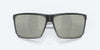 [Gray Silver Mirror Polarized Glass Lenses, Matte Smoke Crystal Fade Frame]