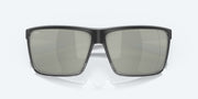 Gray Silver Mirror Polarized Glass Lenses, Matte Smoke Crystal Fade Frame