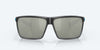 [Gray Silver Mirror Polarized Glass Lenses, Matte Smoke Crystal Fade Frame]