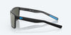 [Gray Silver Mirror Polarized Glass Lenses, Matte Smoke Crystal Fade Frame]