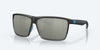 [Gray Silver Mirror Polarized Glass Lenses, Matte Smoke Crystal Fade Frame]