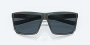 Gray Polarized Polycarbonate Lenses, Matte Smoke Crystal Frame