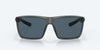 [Gray Polarized Polycarbonate Lenses, Matte Smoke Crystal Frame]