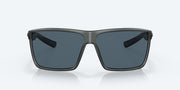 Gray Polarized Polycarbonate Lenses, Matte Smoke Crystal Frame