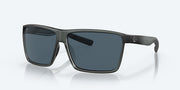 Gray Polarized Polycarbonate Lenses, Matte Smoke Crystal Frame