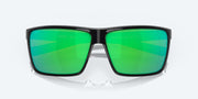 Green Mirror Polarized Polycarbonate Lenses, Shiny Black Frame