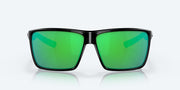 Green Mirror Polarized Polycarbonate Lenses, Shiny Black Frame