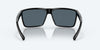 [Gray Silver Mirror Polarized Polycarbonate Lenses, Shiny Black Frame]