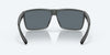 [Blue Mirror Polarized Polycarbonate Lenses, Matte Smoke Crystal Frame]