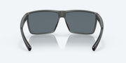 Blue Mirror Polarized Polycarbonate Lenses, Matte Smoke Crystal Frame