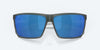 [Blue Mirror Polarized Polycarbonate Lenses, Matte Smoke Crystal Frame]