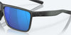 [Blue Mirror Polarized Glass Lenses, Matte Smoke Crystal Frame]