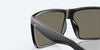 [Blue Mirror Polarized Glass Lenses, Matte Black Frame]