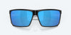 [Blue Mirror Polarized Glass Lenses, Matte Black Frame]