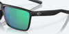 [Green Mirror Polarized Glass Lenses, Black Frame]