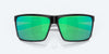 [Green Mirror Polarized Glass Lenses, Black Frame]