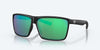 [Green Mirror Polarized Glass Lenses, Black Frame]