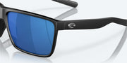 Blue Mirror Polarized Polycarbonate Lenses, Matte Black Frame