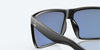 [Blue Mirror Polarized Polycarbonate Lenses, Matte Black Frame]