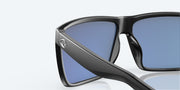 Blue Mirror Polarized Polycarbonate Lenses, Matte Black Frame